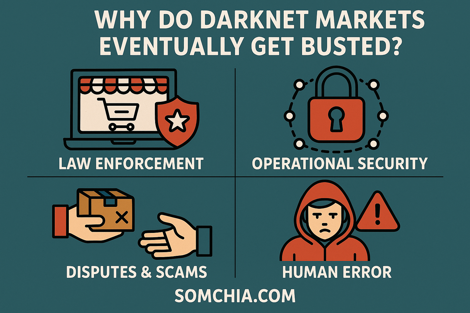 Read more about the article Why Do Darknet Markets Eventually Get Busted?