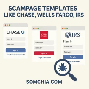 Scampage Templates – Chase, Wells Fargo, IRS – Professional Phishing Pages for Data Harvest Simulation