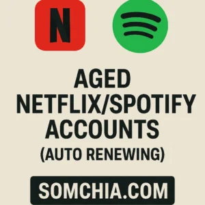 Aged Netflix/Spotify Accounts (Auto Renewing)