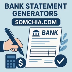 Bank Statement Generators – Editable PDF Templates – Forge for KYC, Loans, or Employment
