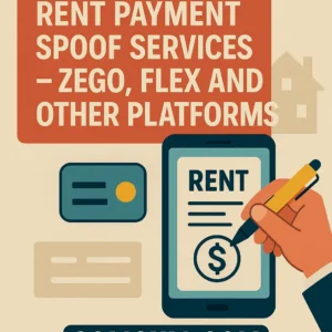 Rent Payment Spoof Services – Zego, Flex and Other Platforms – Fake Payment Histories for Credit Building and Refund Claims
