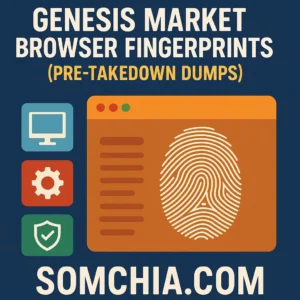 Genesis Market Browser Fingerprints (Pre-Takedown Dumps) – Full Browser Session Hijacks for Elite Fraud  $2,000 – $6,500 per premium bundle