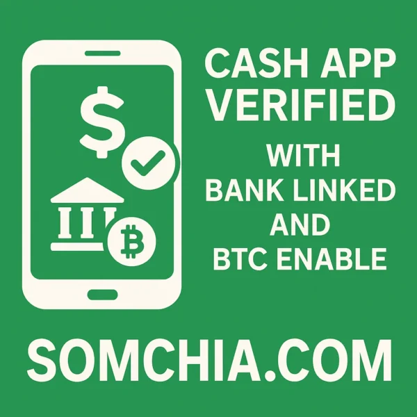 CashApp Verified w/ Bank Linked and BTC Enabled – Fast BTC Flip and Laundering Accounts ($600 – $2,000)