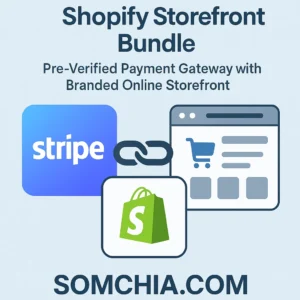 Linked Stripe + Shopify Storefront Bundle – Pre-Verified Payment Gateway with Branded Online Storefront  Price Range: $1,200 – $3,500