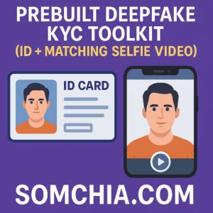 Prebuilt Deepfake KYC Toolkit (ID + Matching Selfie Video) – Pass Facial Verification with Precision