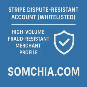 Stripe Dispute-Resistant Account (Whitelisted) – High-Volume Fraud-Resistant Merchant Profiles  Price Range: $2,500 – $6,000