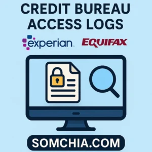 Credit Bureau Access Logs (Experian, Equifax) – Pull Verified Credit Files for Intelligence and Social Engineering