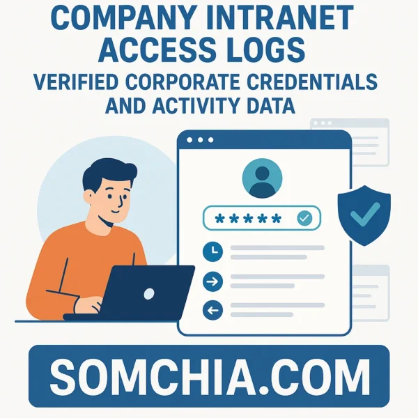 Company Intranet Access Logs – Verified Corporate Credentials and Activity Data – Used in BEC and Payroll Diversion Scams