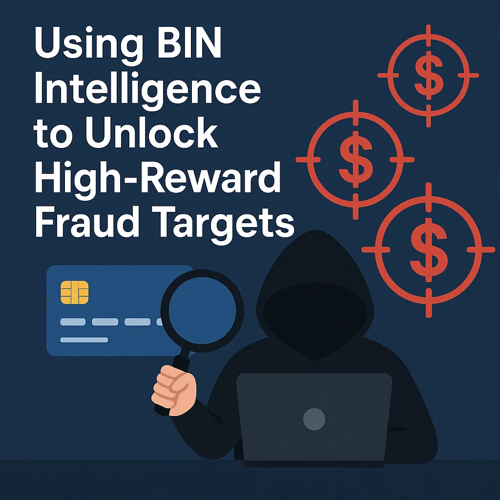 Read more about the article Using BIN Intelligence to Unlock High-Reward Fraud Targets