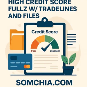 High Credit Score Fullz w/ Tradelines and  Files – Premium US Profiles for Loan and Credit Applications ($700 – $2,500)