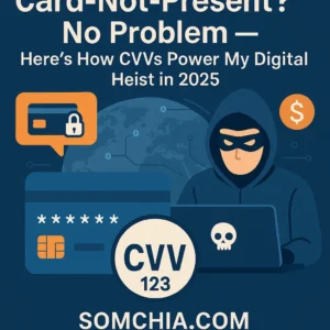 Read more about the article Card-Not-Present? No Problem — Here’s How CVVs Power My Digital Heist in 2025