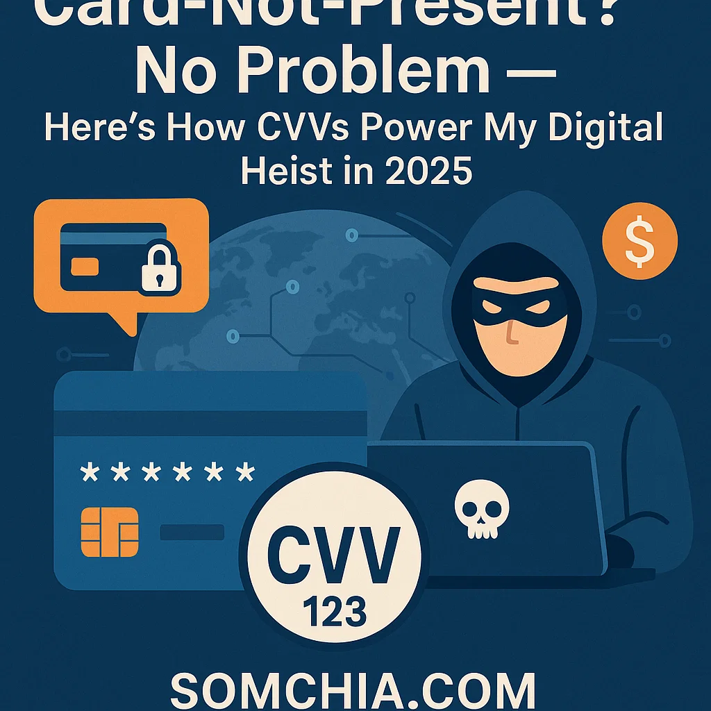 Read more about the article Card-Not-Present? No Problem — Here’s How CVVs Power My Digital Heist in 2025