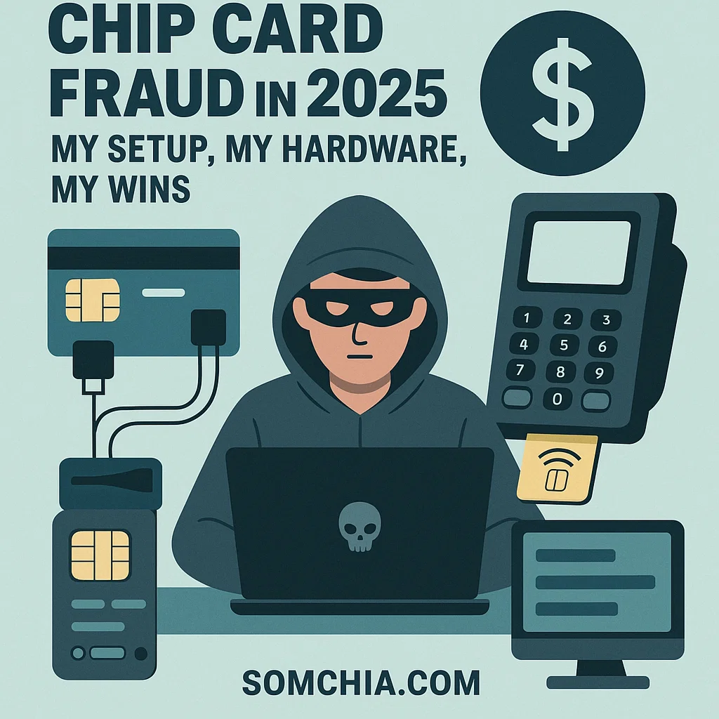 Read more about the article Chip Card Fraud in 2025: My Setup, My Hardware, My Wins