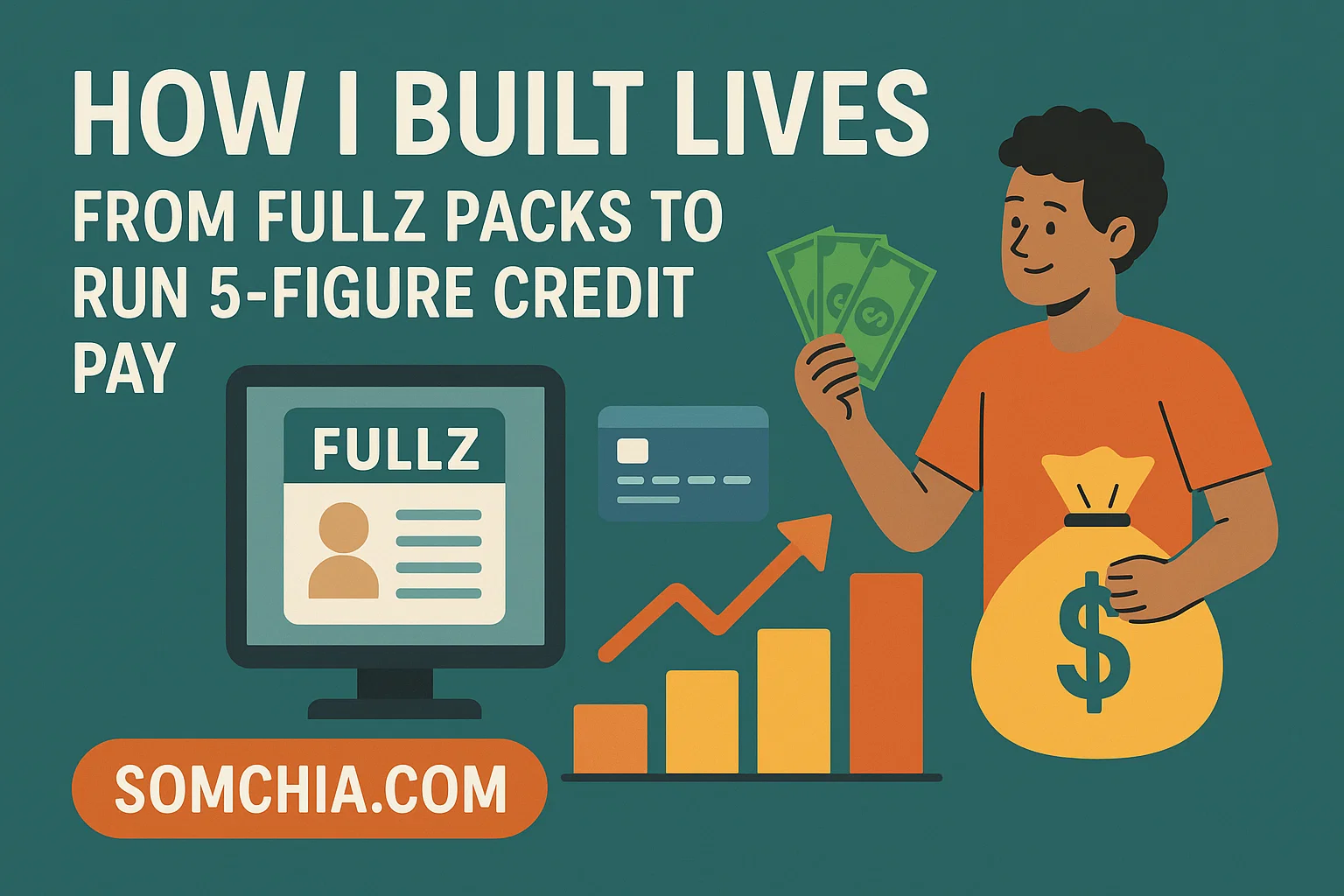 Read more about the article How I Built Fake Lives from Fullz Packs to Run 5-Figure Credit Scams
